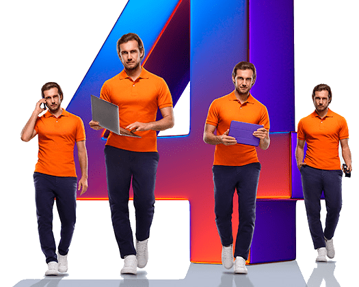 Великолепная четверка Ростелеком в деревня Погостище (Псковская область)